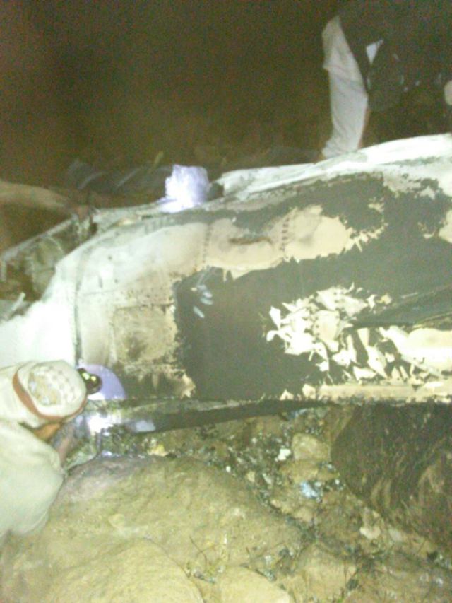 "فيديو" و "صور" لحطام متناثر في خولان بصنعاء وتضارب المعلومات حول الجسم المتناثر 9 حطام خولان